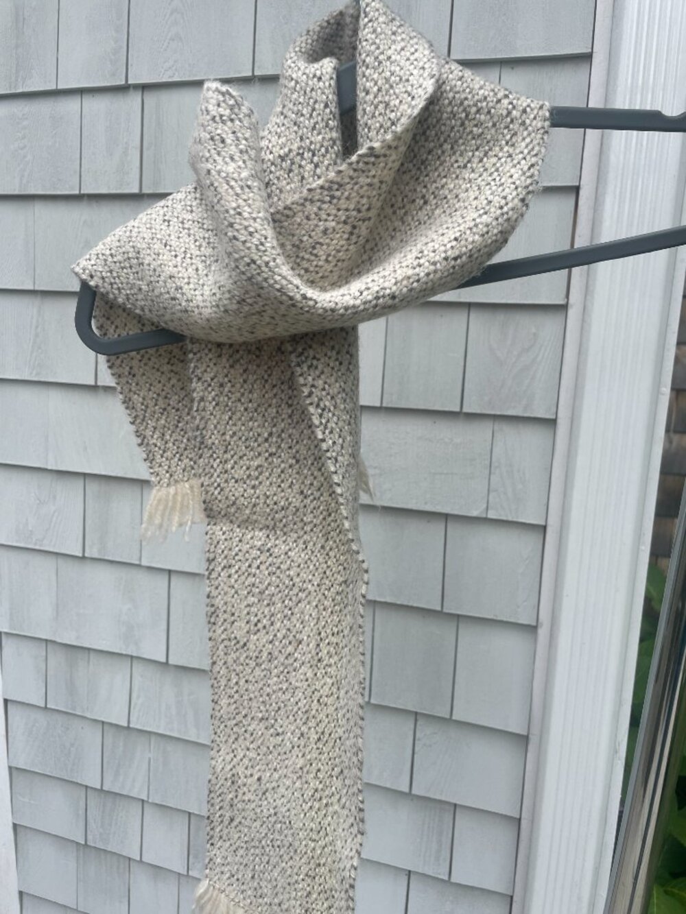 100% Wool Scarf. Handwoven.